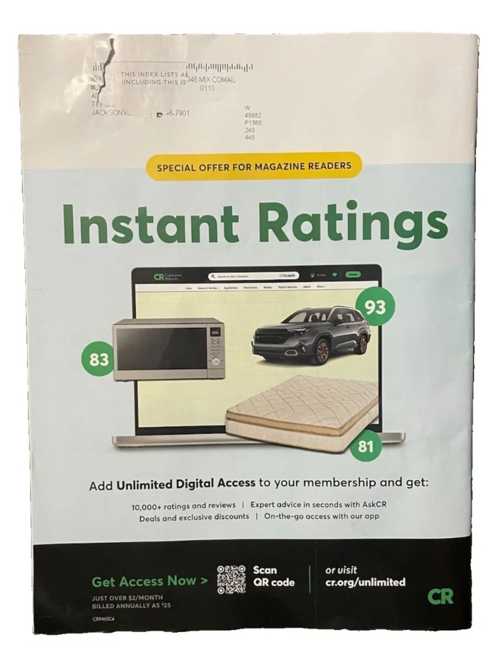 Consumer Reports  90th Anniversary. Issue  May/June 2026 Most & Least Reliable